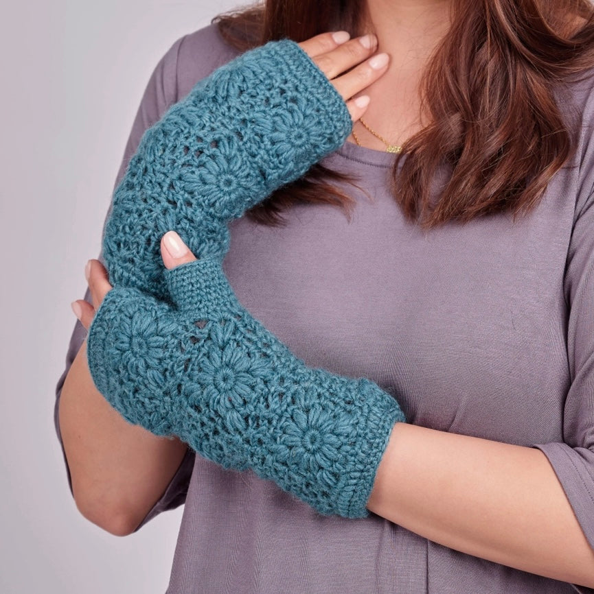 Crochet Wool Hand Warmer
