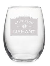 Load image into Gallery viewer, Town Pride Stemless Wine Glass
