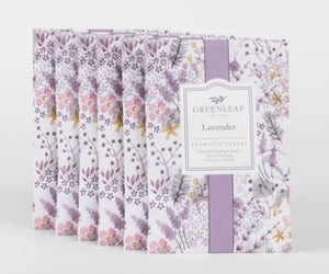 Lavender paper sachet