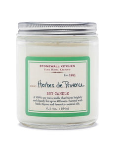 Herbs de Provence glass jar candle