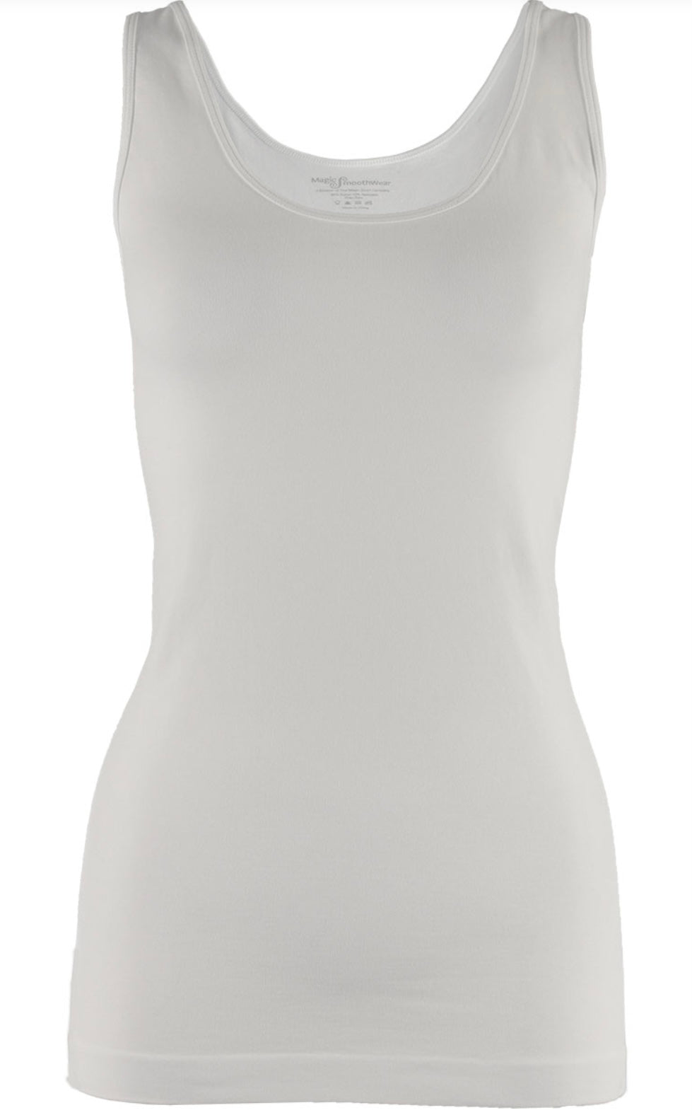 White Soft Spandex Tank
