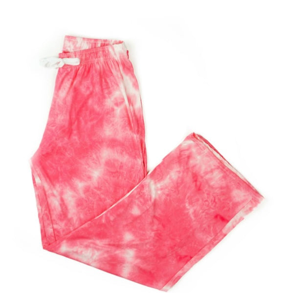Coral Tie Dye Lounge Pants