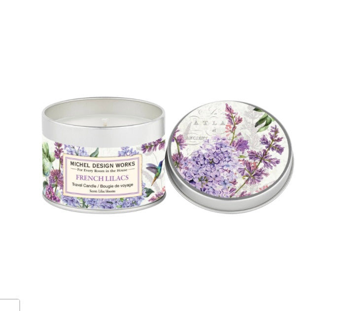French Lilac Travel Candle
