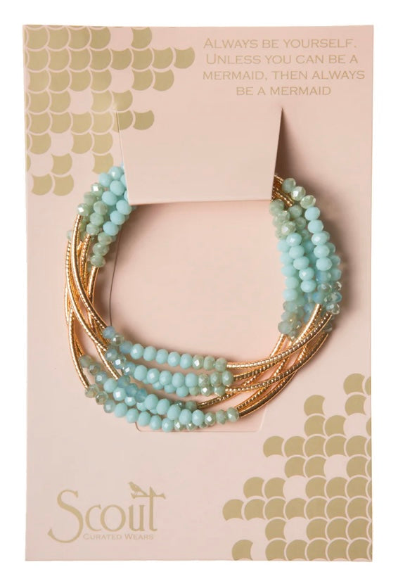 Scout Turquoise Gold Wrap Bracelet