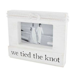 Tied The Knot Wood Frame
