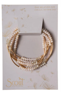 Scout Ivory Gold Wrap Bracelet