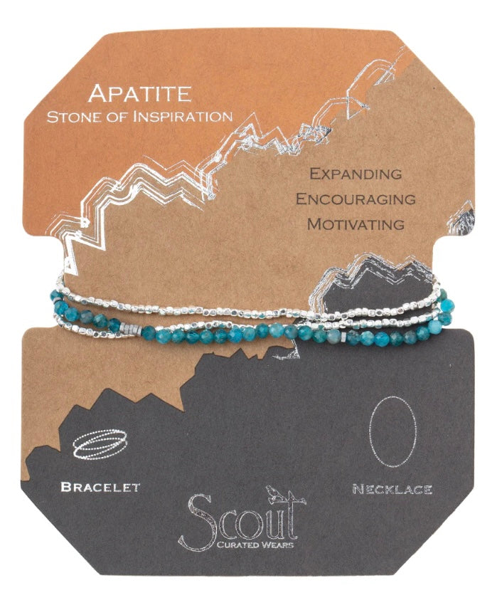 Scout Apatite Wrap Bracelet