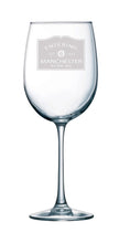 Load image into Gallery viewer, Town Pride Wine Glass
