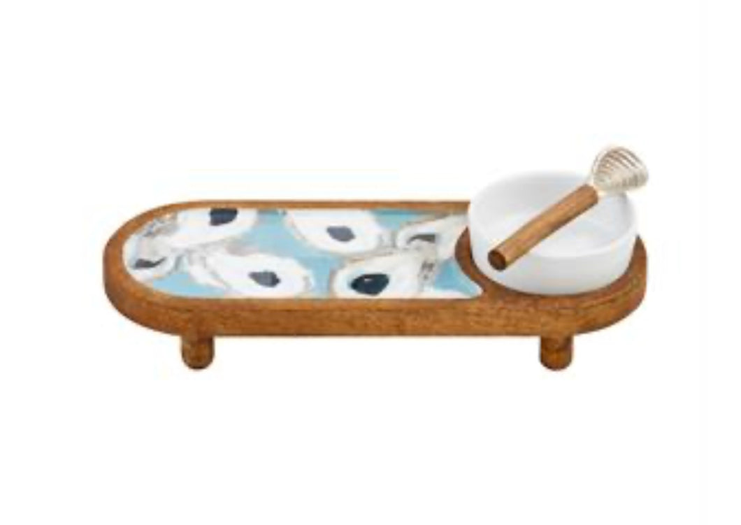 Oyster Tray and Dip Set