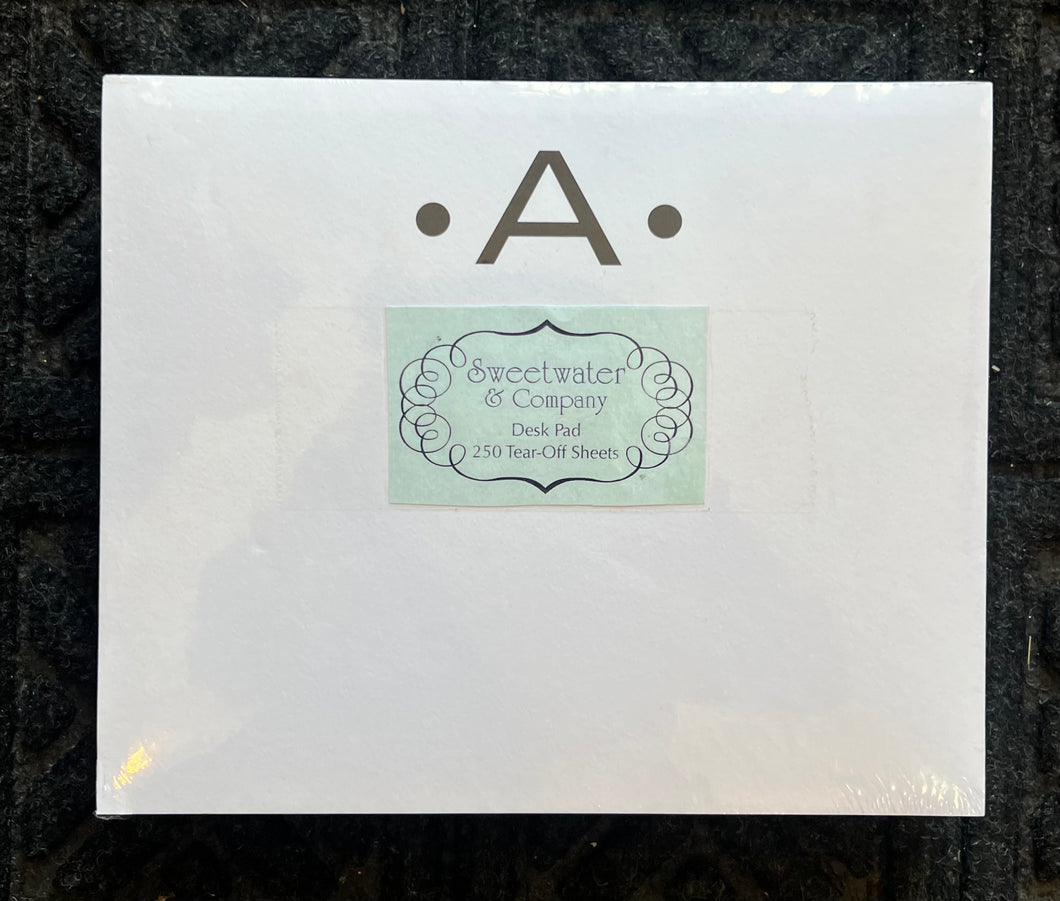 Initial letter paper pads