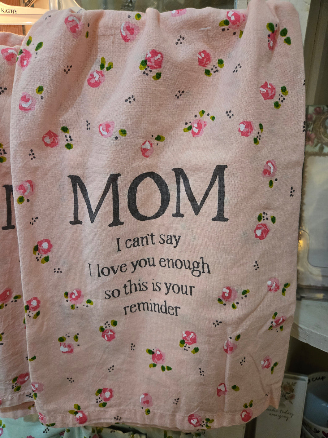 Mom cotton tea towel
