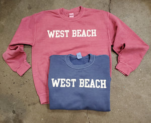 West Beach Crew Neck Sweatshirt