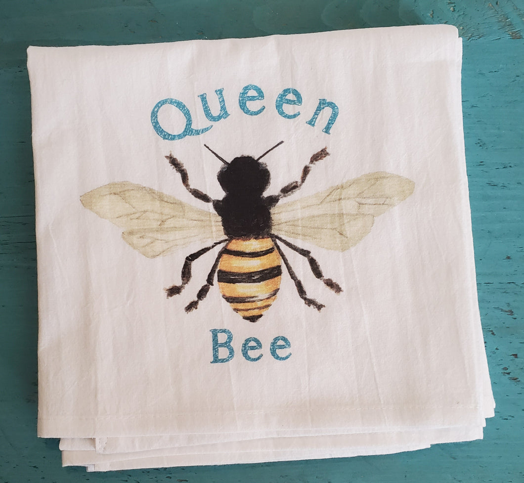 Queen Bee Tea Towel