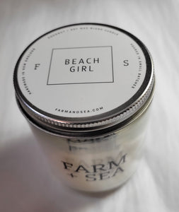 Farm + Sea Beach Girl 7oz candle