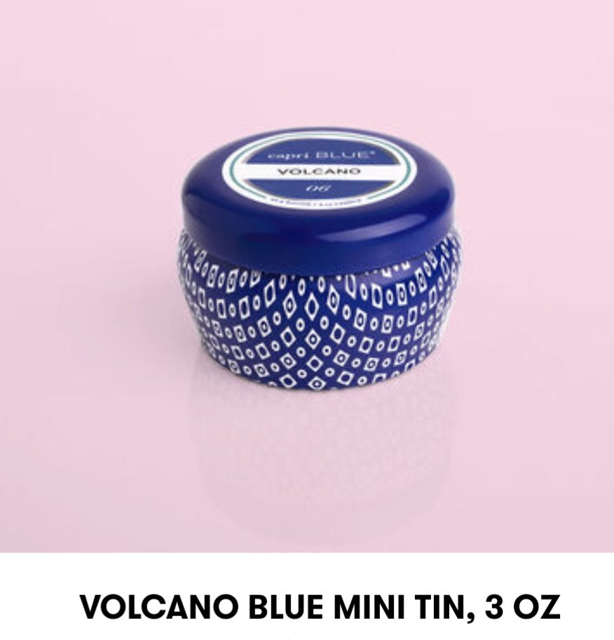 Volcano 3oz mini tin candle