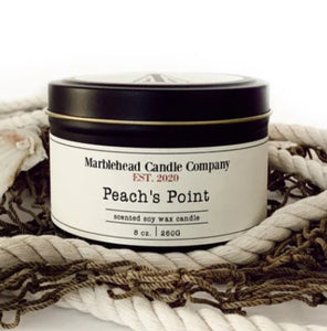 Peaches Point soy Mhd Candle Co.